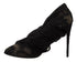 Dolce & Gabbana Black Stretch Socks Taormina Lace Boots Shoes